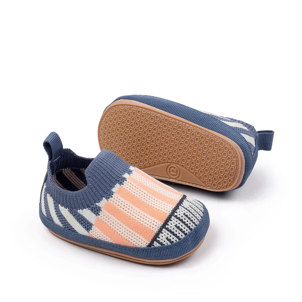 2025 Spring New Slip-on Toddler Shoes Baby First Walkers Boys Girls Autumn Non-Slip Classic Plaid Sneakers Sport Shoes