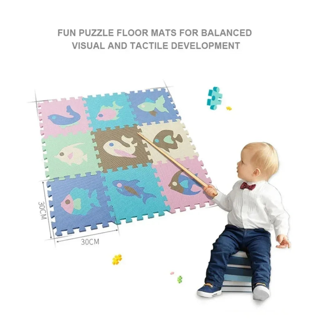 EVA Foam Baby Play Mat Soft Baby Playground Rugs Baby Toys Kids Puzzle Educational Toys Children's Room Floor Protector Carpets