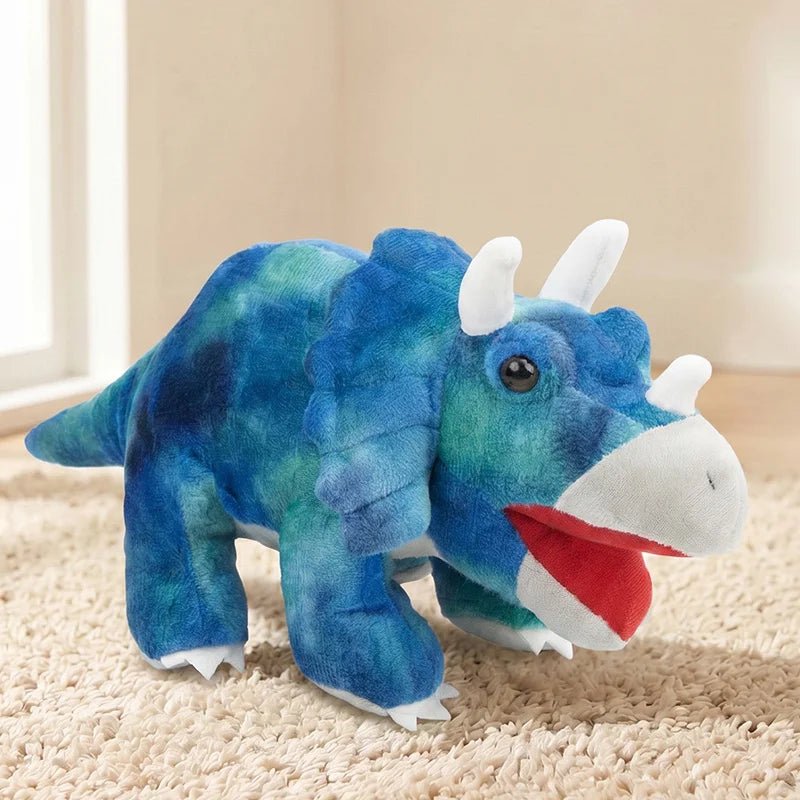 xlmodel 25cm Dinosaur Plush Toy Lifelike Triceratops Ankylosaurus Stegosaurus T Rex Pterosaur Dragon Doll