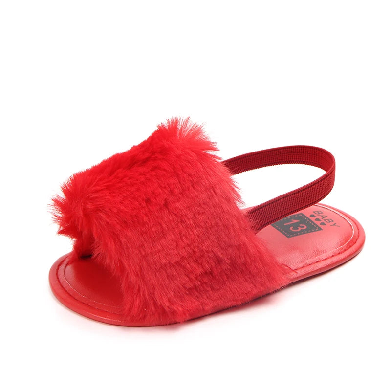 Baby Winter Soft Slipper For 0 To 18 Months Non Slip Plush Warm Shoes For Boys And Girls Model 2024
