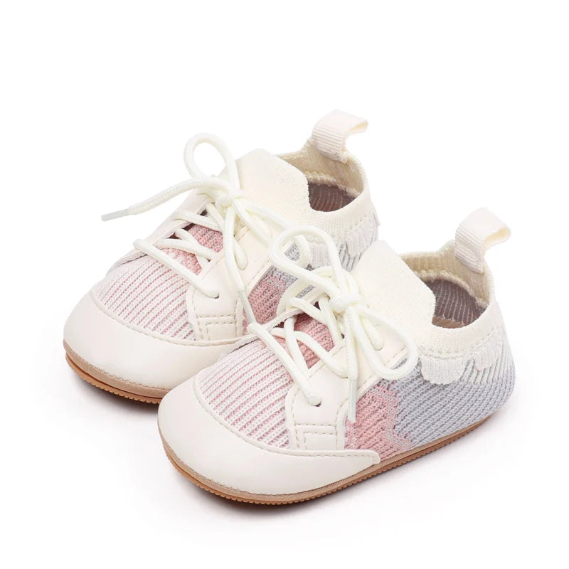 2025 Spring And Autumn 0-18M Baby Boys and Girls Pre-walking Indoor Outdoor Toddler Shoes Casual Sports Style With Soft Sole