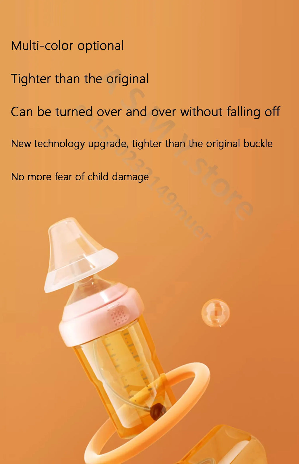 Suitable for hegen bottle accessories,storage box cover/cup cover/handle/dust cover+bottle collar/straw/square bottle universal
