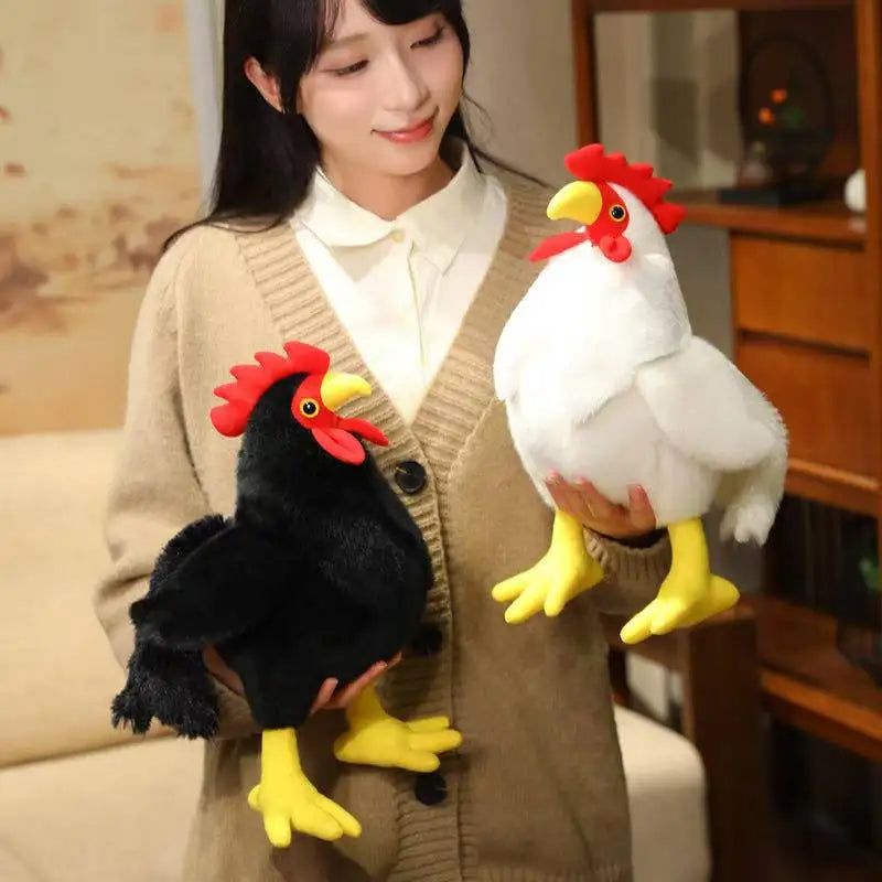 Latest Cake Bear Pendant Big Rooster Doll Kawaii Stuffed Plush Toy Doll Cartoon Anime Cute Pillow Children's Birthday Gift Doll