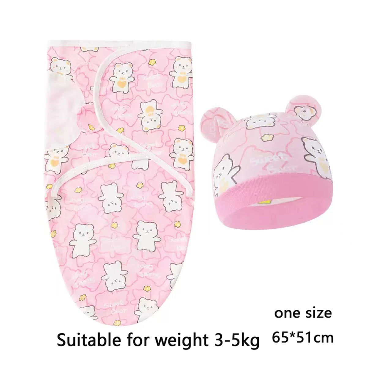 Soft Cocoon Newborn Baby Swaddle Wrap Warm Cotton Bedding Blanket Gentle on Skin Gentleman Baby Gift