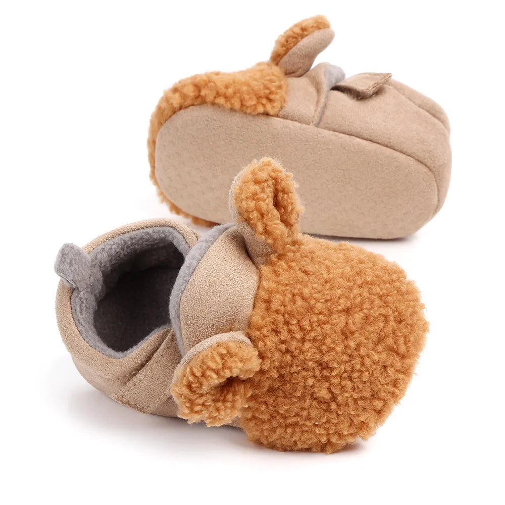 Baby Winter Shoes Cute Animal Ear Soft Cotton Warm and Comfortable for 0-18 Months Boys and Girls 2024 New Fashion  D2028 D2097