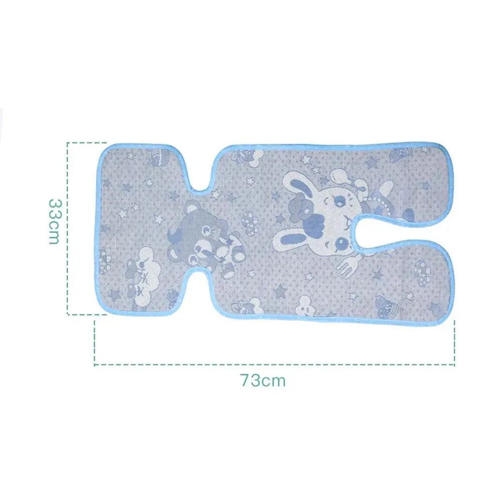 Ice silk Mat Infant Baby Stroller Pad Accessories Pushchair Chair Seats Mat Baby Stroller Seat Cushion Baby Mat Pram Cool Pad