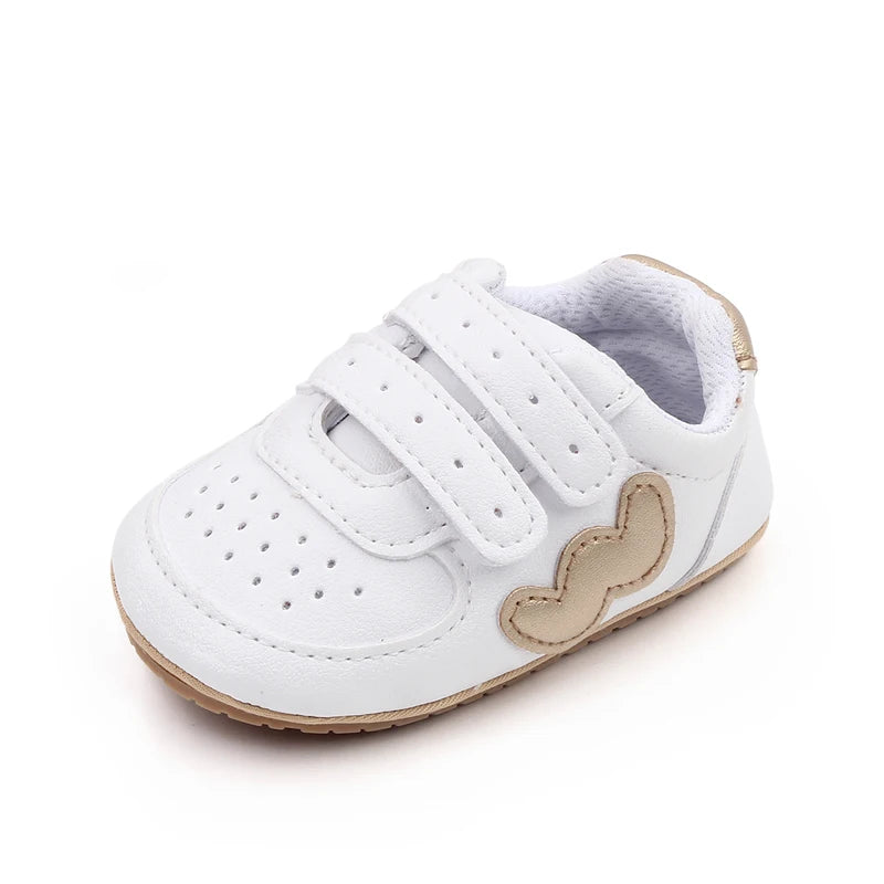 New Fashion Baby Shoes Non Slip Waterproof Toddler Sneaker D2736 Tpr Sole Prewalking Outdoor