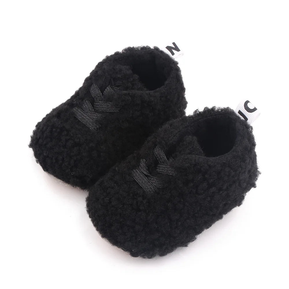 Baby Winter and Autumn Style Multiple Choices High Quality Soft Cotton Warm and Plush Toddler Shoes Anti-slip Sole Prewalking