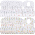 40pcs Baby Disposable Bib Teething Kids Feeding Apron Clothes Protector For Infant Toddlers   Kids Meal Baby Eating Apron