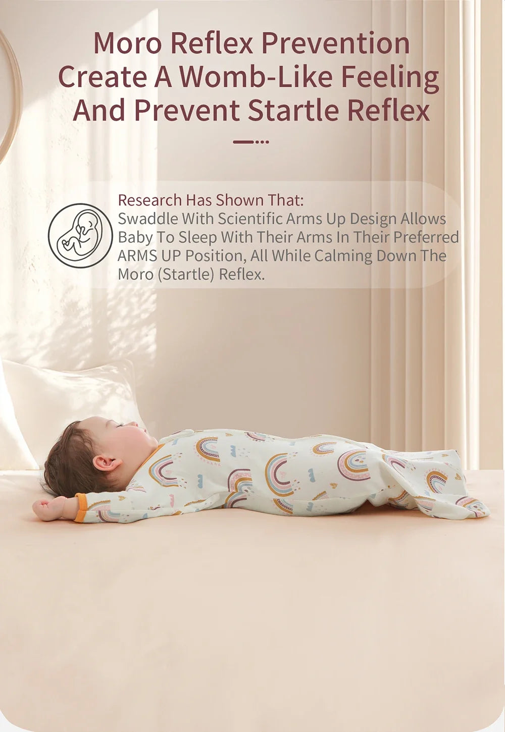 INSULAR Sleeveless Vest Baby Sleeping Bag, Summer Thin Cotton Fabric Anti-kick Quilt, Newborn Sleep Sack with Two Way Zipper