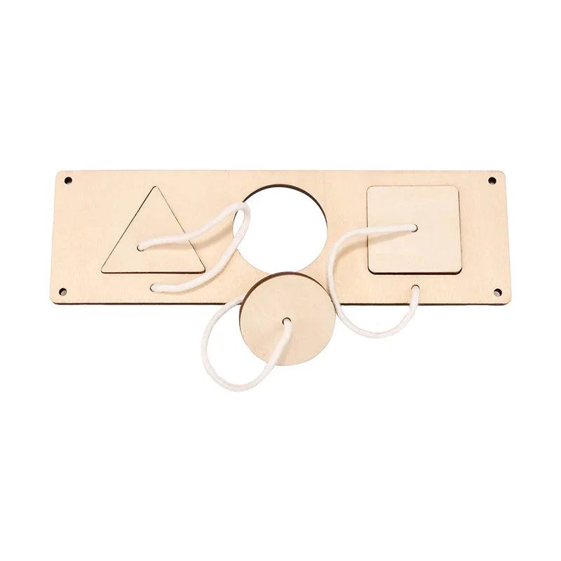 Diy Wooden Busy Board For Baby Educational Toy With Locks Gears Zipper And Buttons