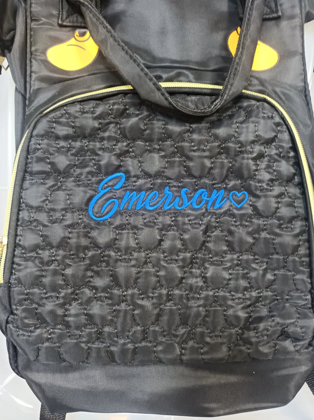 Personalized Name Mommy Bag Multi-functional Double Shoulder Storage Diaper Backpack for Outdoor Traveling Mom Gift
