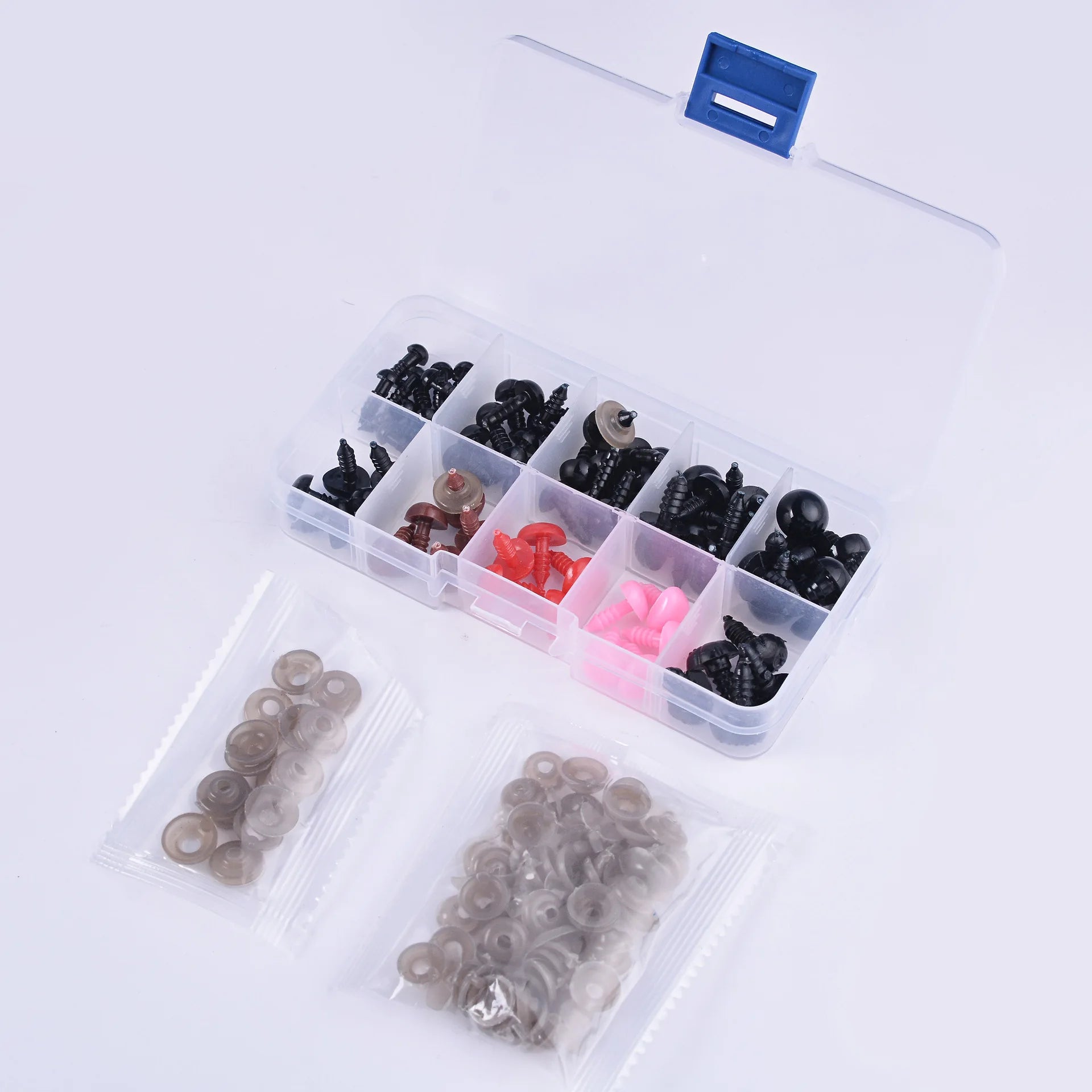 DIY Plush Toy Eye Ball Doll Accessories Eye Nose Needle Insert GlassSimulation Doll Eye Toy Dough Sculpture Food Accessories Toy