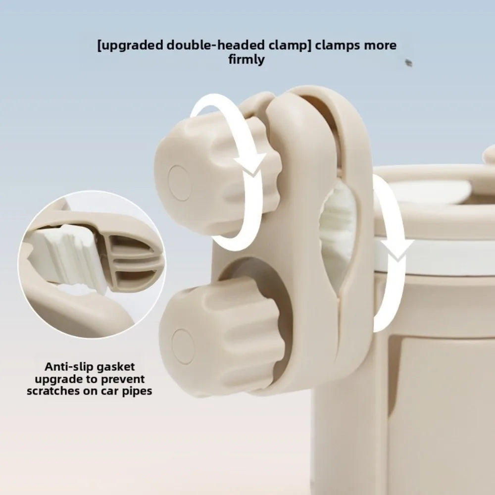 Large Caliber Baby Stroller Cup Holder Adjustable Easy To Install Kids Cup Stand Anti-slip Phone Holder