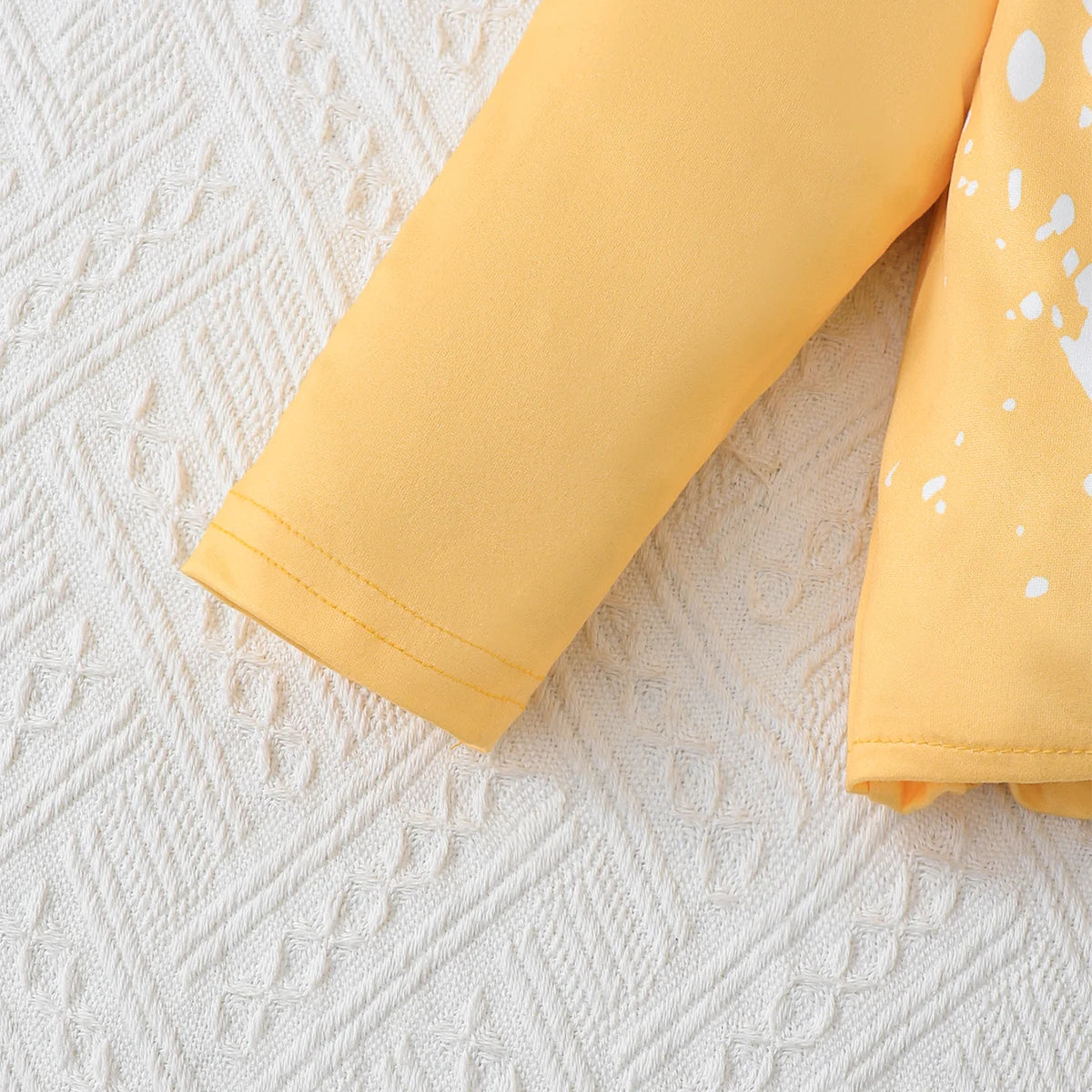 Children's clothing Girl Set Sunflower Print Top+Flared Long sleeved Two-piece Set for 4-7 Year old girls in Spring Autumn Set