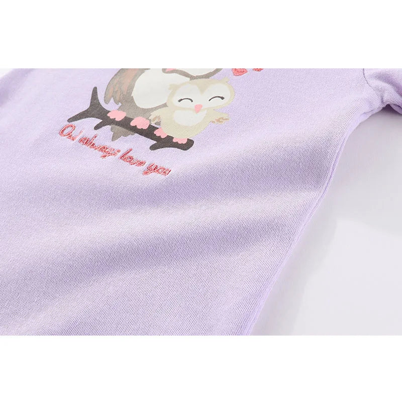 Catoon 3 Pcs/Lot Baby Girls Bodysuits 100%Cotton Soft Newborn Onesies Summer Infant Clothes