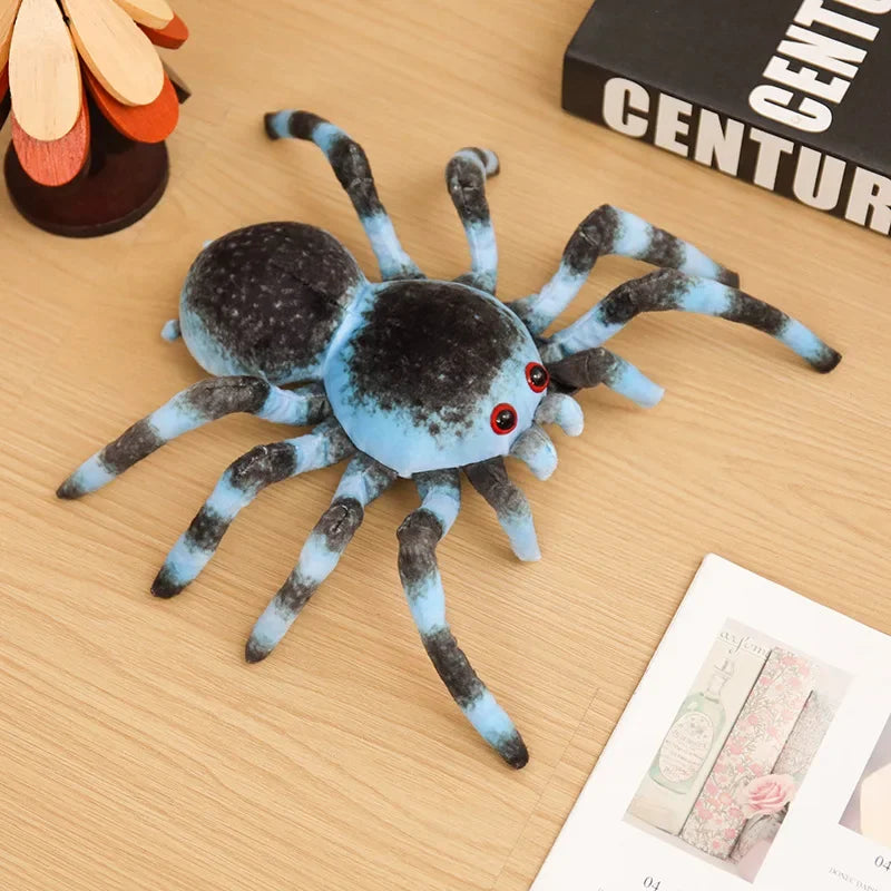 Nice Realistic Tarantula Spider Plush Toy 7 Styles Spooky Stuffed Animal Doll Forhalloween Decor, Prank Gifts And Party Favors
