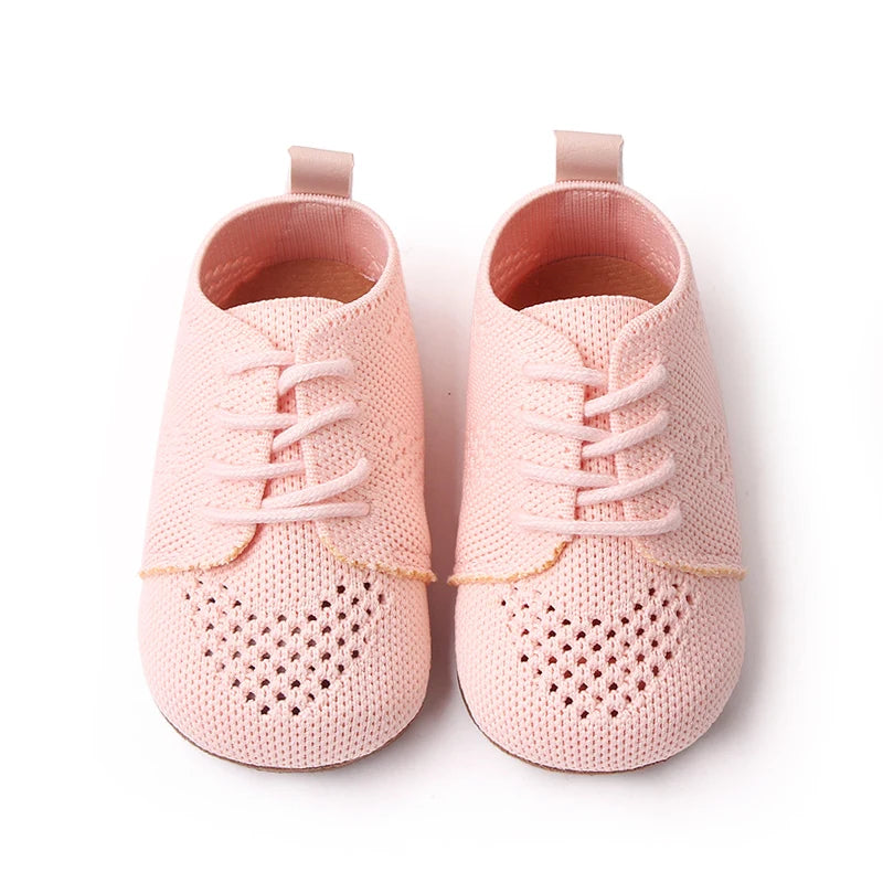 Spring Autumn Children's Mesh Sports Shoes Breathable Mesh Footwear Baby Shoes Casual Shoes 0-1 Years Old Soft Topped Baby Shoes