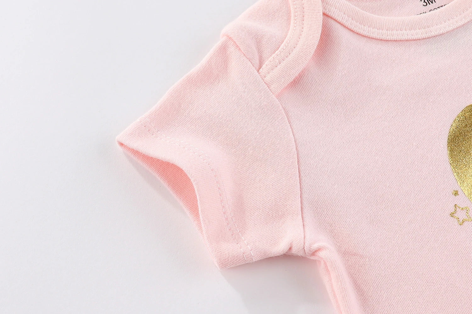 Kiddiezoom 6-Pack Cartoon Cute Baby Bodysuits Summer Short Sleeve Newborn Boy Girl Onesies 0-12 Months Infant Unisex Clothes