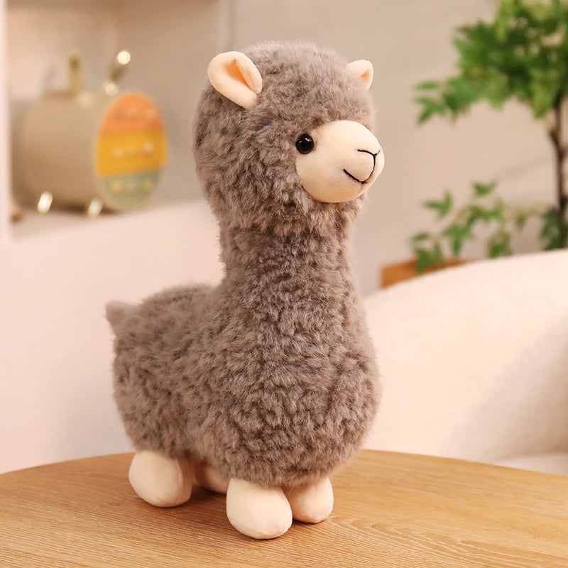 Hot Sale 30cm New Alpaca Plush Toy 3 Colors Cute Animal Doll Soft Cotton Stuffed Doll Home Office Decor Kids Girl Birthday Gift
