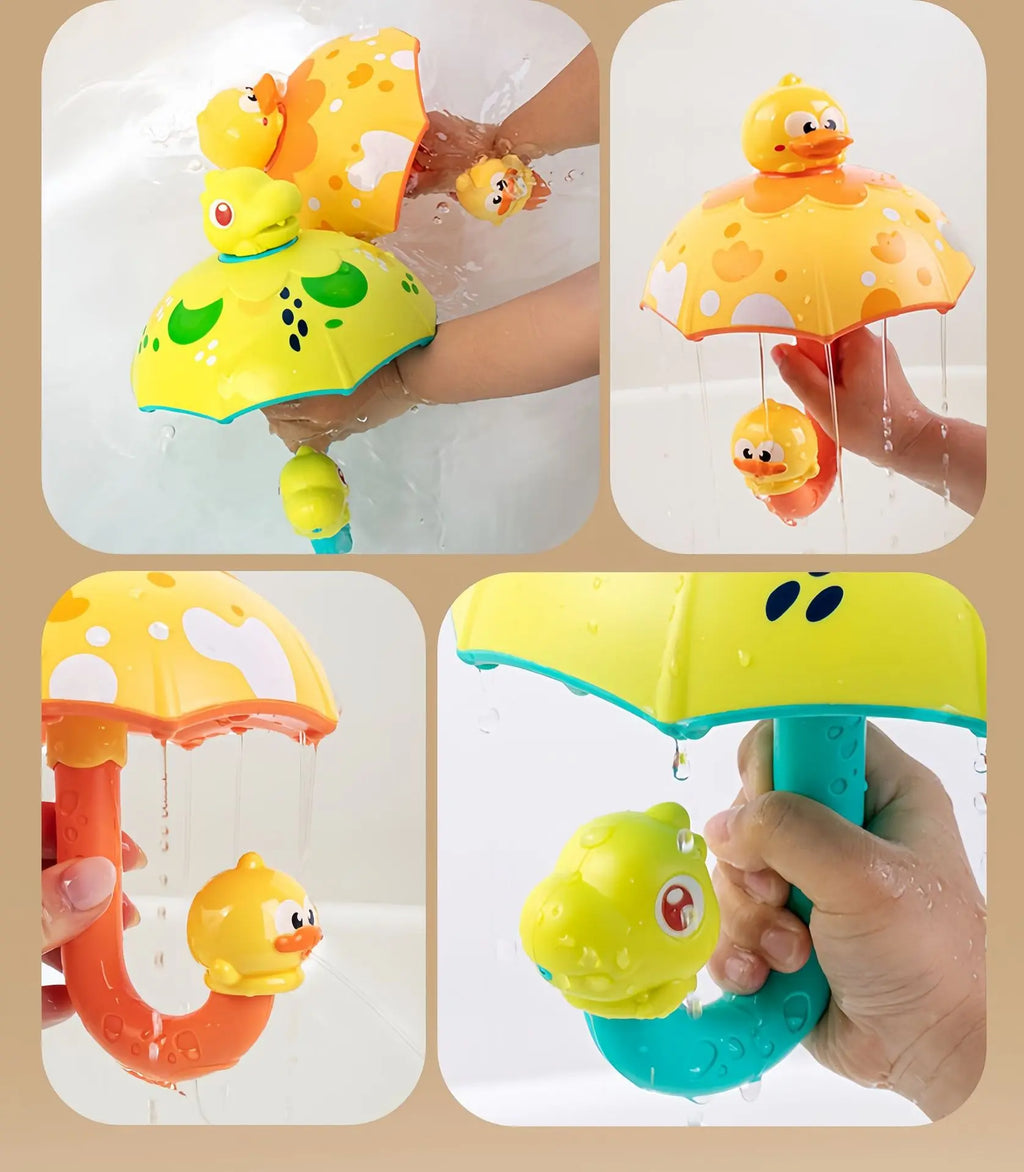 Baby bath umbrella shower toy parent child interactive suitable for babies and young children (fun of splashing in the bathroom)