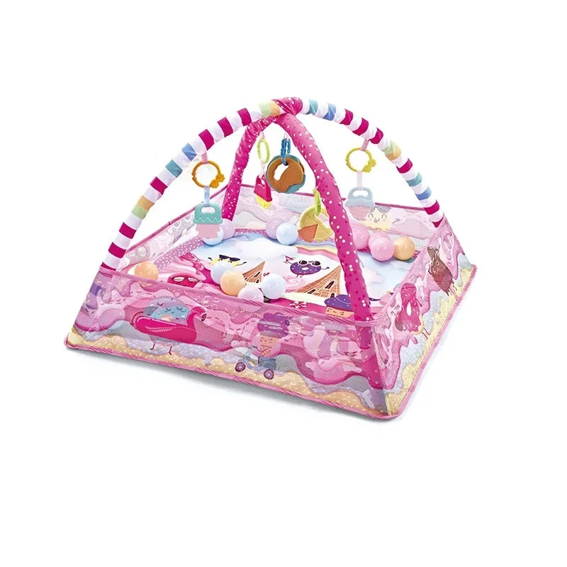 Newborn Sensory Skill Development Fitness Toys Multifunctional Game Blanket Hands Feet Exercise Mat Infant Toy