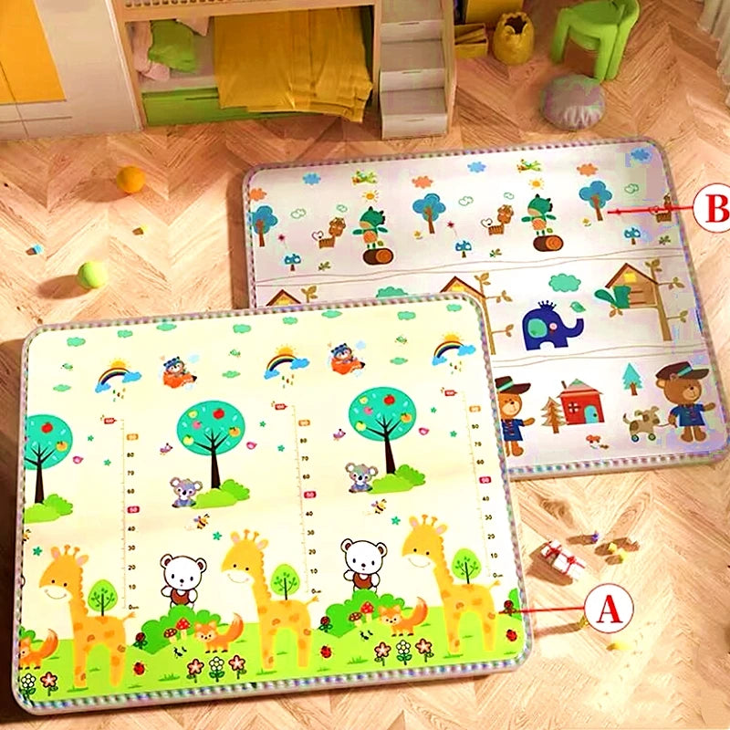 Crawling Play Mat for Babies Non Toxic Double Sided EPE Game Mat Gym Model A1 Designed for Tummy Time and Floor Play