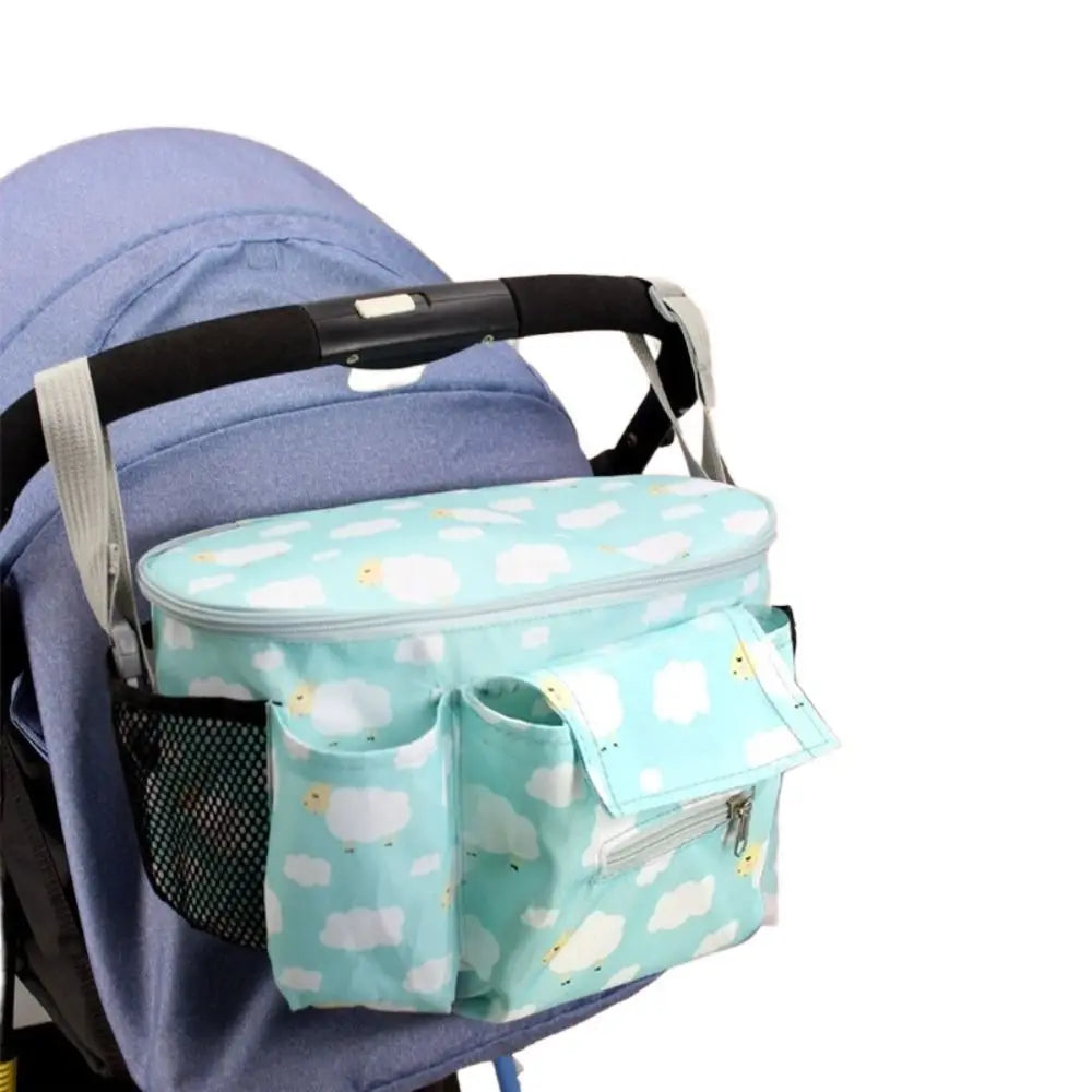 Oxford cloth Baby Stroller Bag Printed Pram Buggy Cartoon Stroller Organizer Large Capacity Multi-functional