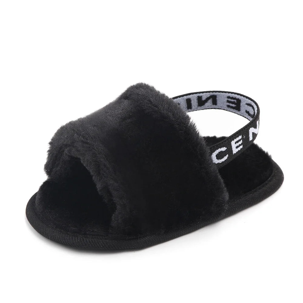 Baby Winter Soft Slipper For 0 To 18 Months Non Slip Plush Warm Shoes For Boys And Girls Model 2024