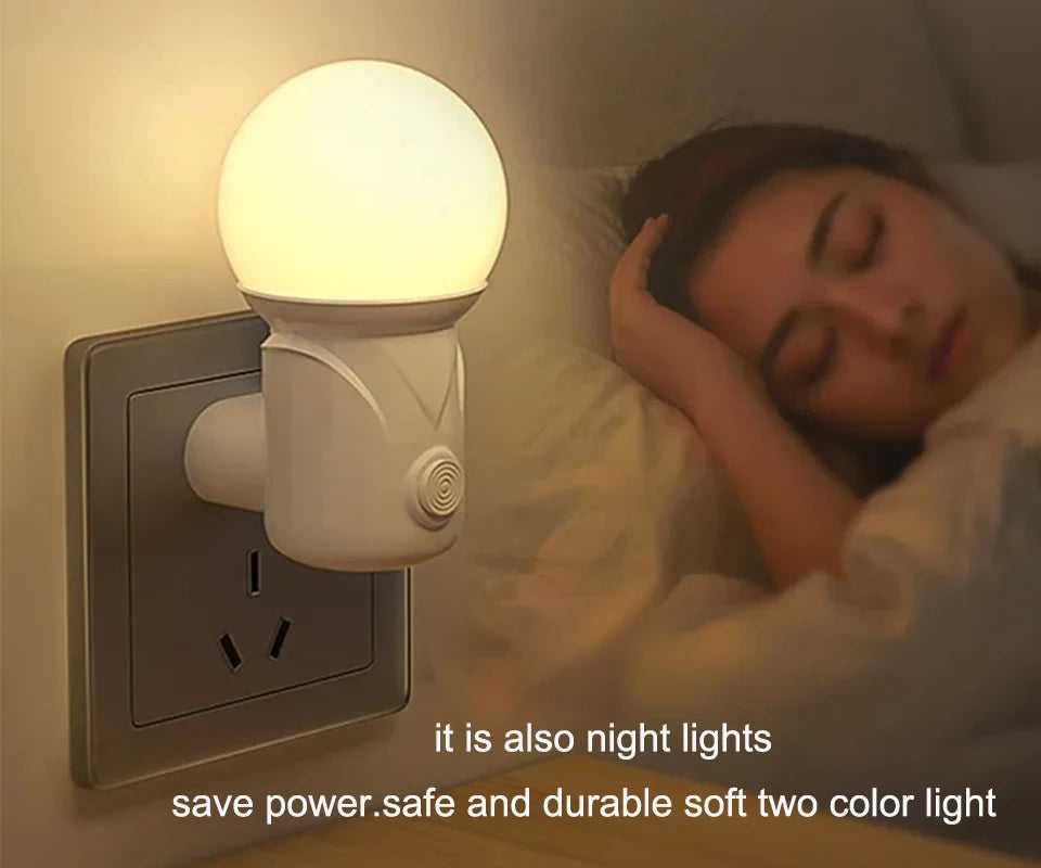 Modern Bedside Night Light Lamp Kids All Night 220V Led Lights Plug In Wall Night Lights For Bedroom EU Plug Night Lamp Romantic