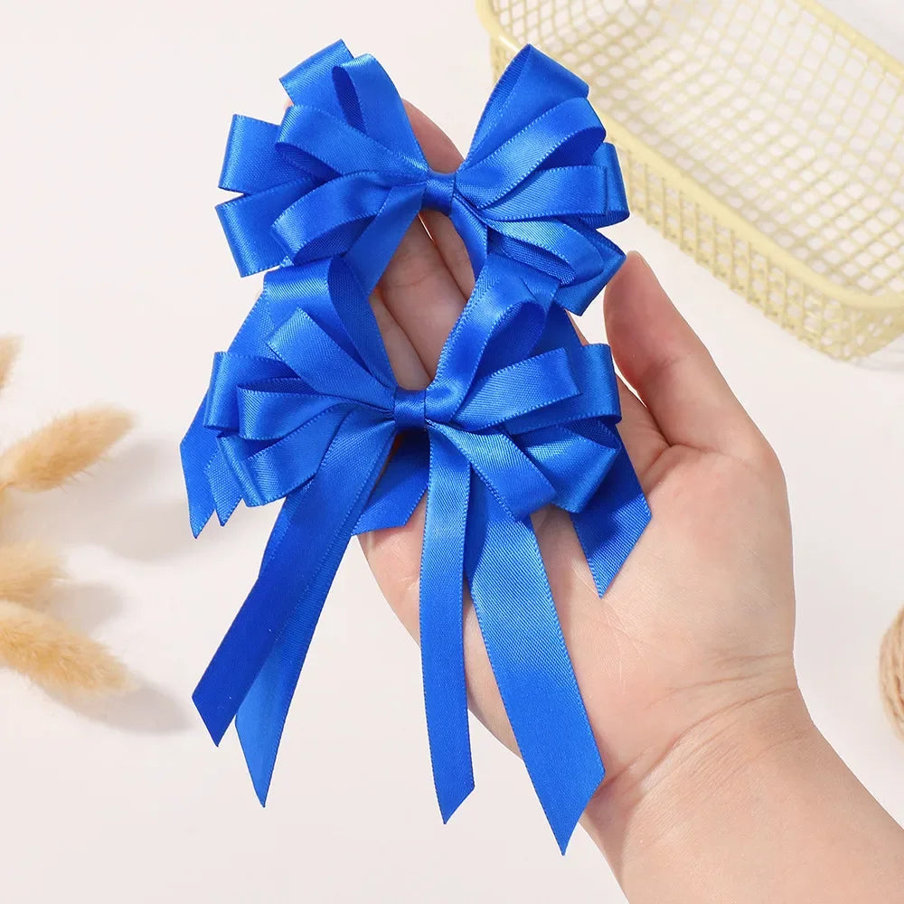 2 Cute Letter Bow Hair Clip Sets for Children Back To School Colorful Hair Clips for Children's Headwear