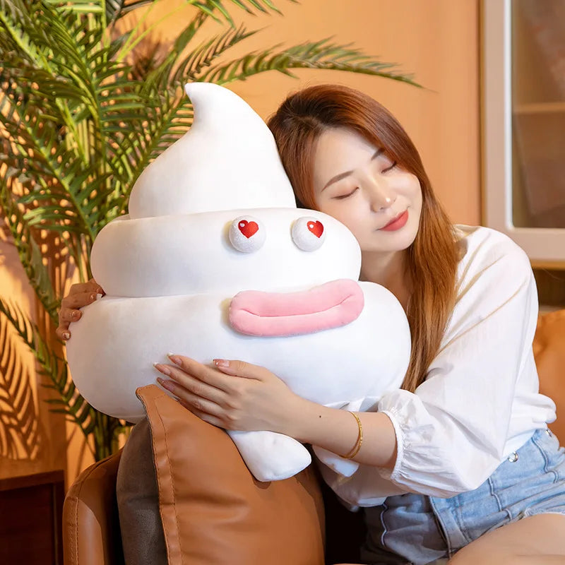New 25cm/35/45CM Funny Poop Plushie Toys Simulation faeces Pillow Stuffed Soft Creative Sofa Cushion Interesting Birthday Gifts