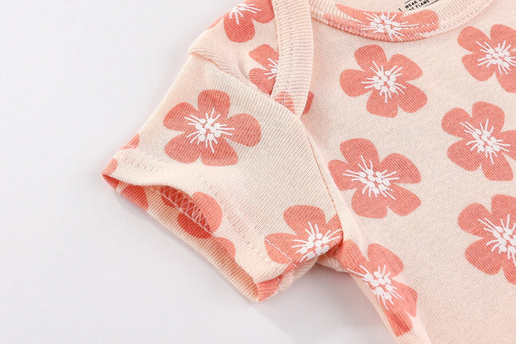 5-Pack Cartoon Cute Baby Boys Girls Bodysuits 0-12 Months Newborn Unisex Onesies Sleeveless/Short Sleeve Infant Clothes