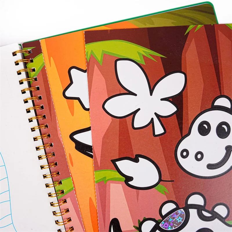 DIY Cartoon Magical Transfer Painting Crafts for Kids Arts and Crafts Toys Children Creative Educational Learning Drawing Toys