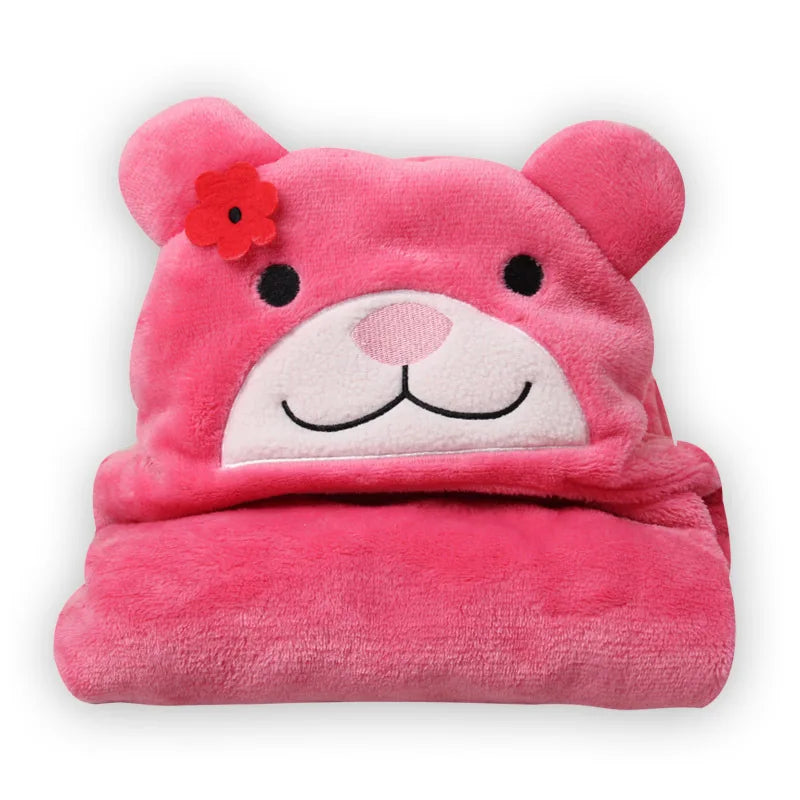 Flannel Baby Blanket 3D Animal Cloak For Children Ages 1 To 6 100x70cm Model 3D Cloak