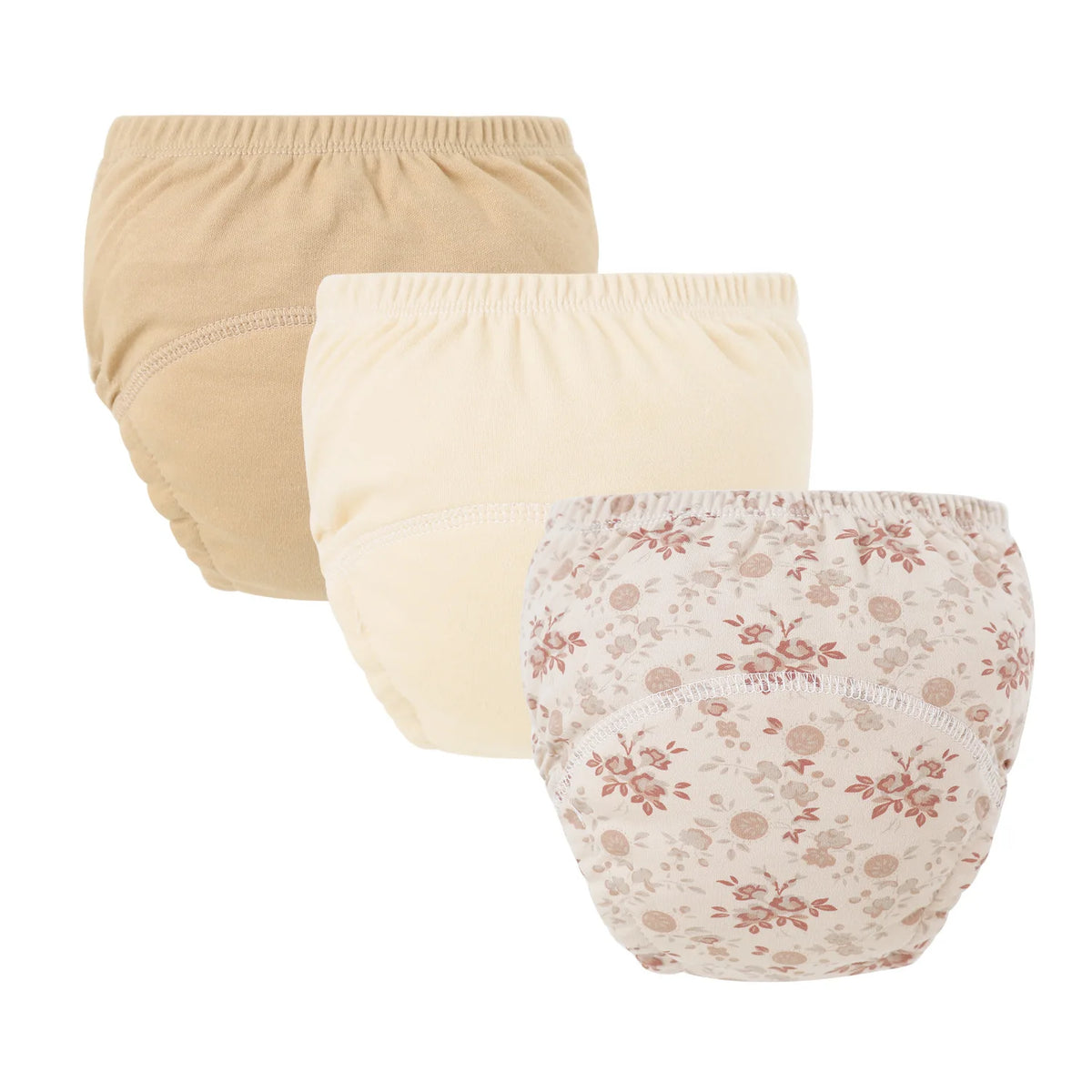 3 Pack Baby Training Pants Cloth Diapers for Toddlers Breathable Cotton Washable Reusable Nappies