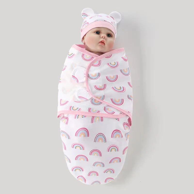 1pc Baby Swaddle Wrap Soft Cocoon Baby Blankets Newborn Swaddle Wrap Warm Cotton Baby Bedding Blanket