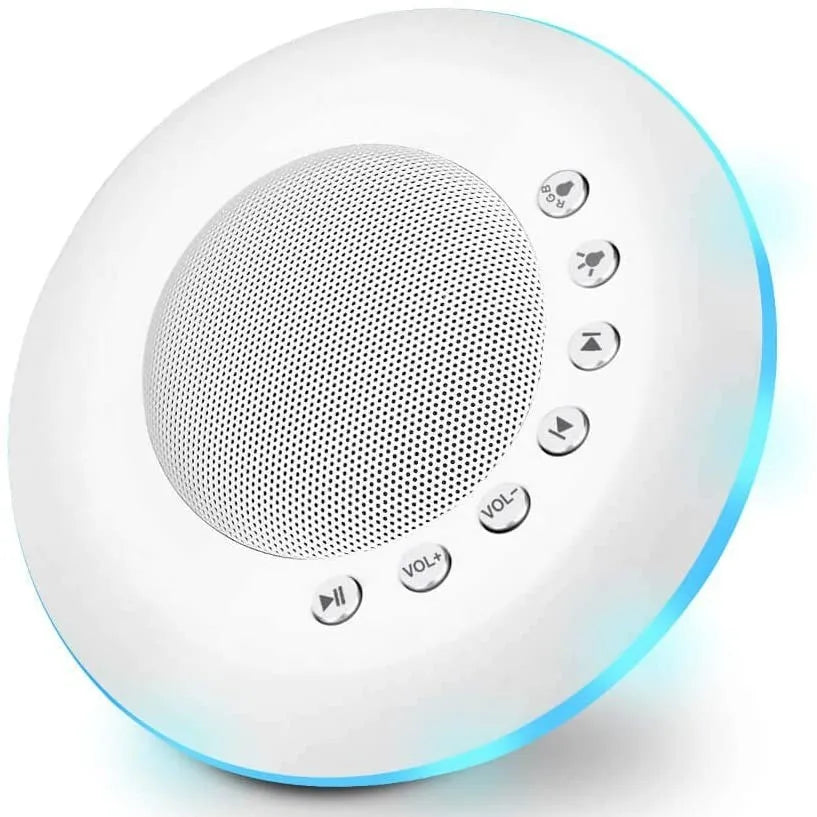 Baby White Noise Sound Machine Built-in 28 Soothing Sounds 4 Timer & Memory Function USB Rechargeable Portable Sleep Aid Device