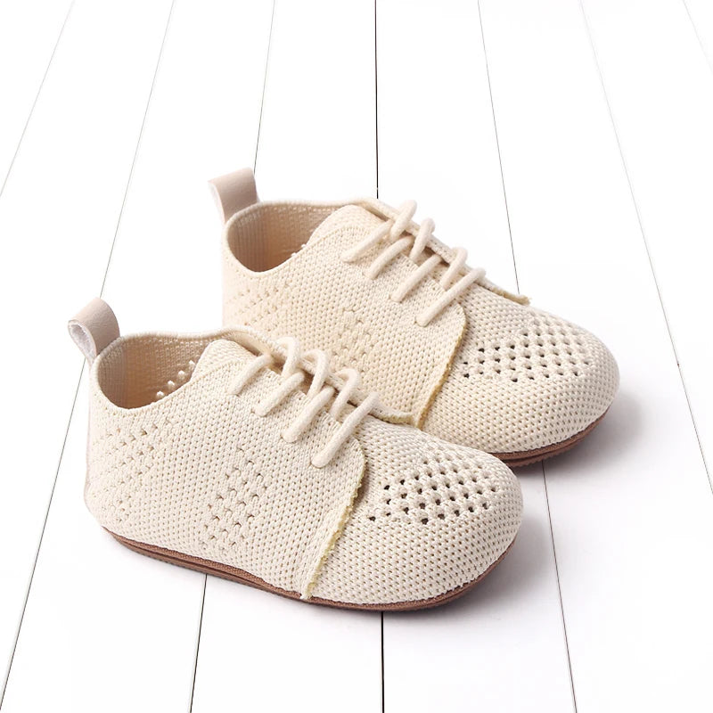 Spring Autumn Children's Mesh Sports Shoes Breathable Mesh Footwear Baby Shoes Casual Shoes 0-1 Years Old Soft Topped Baby Shoes