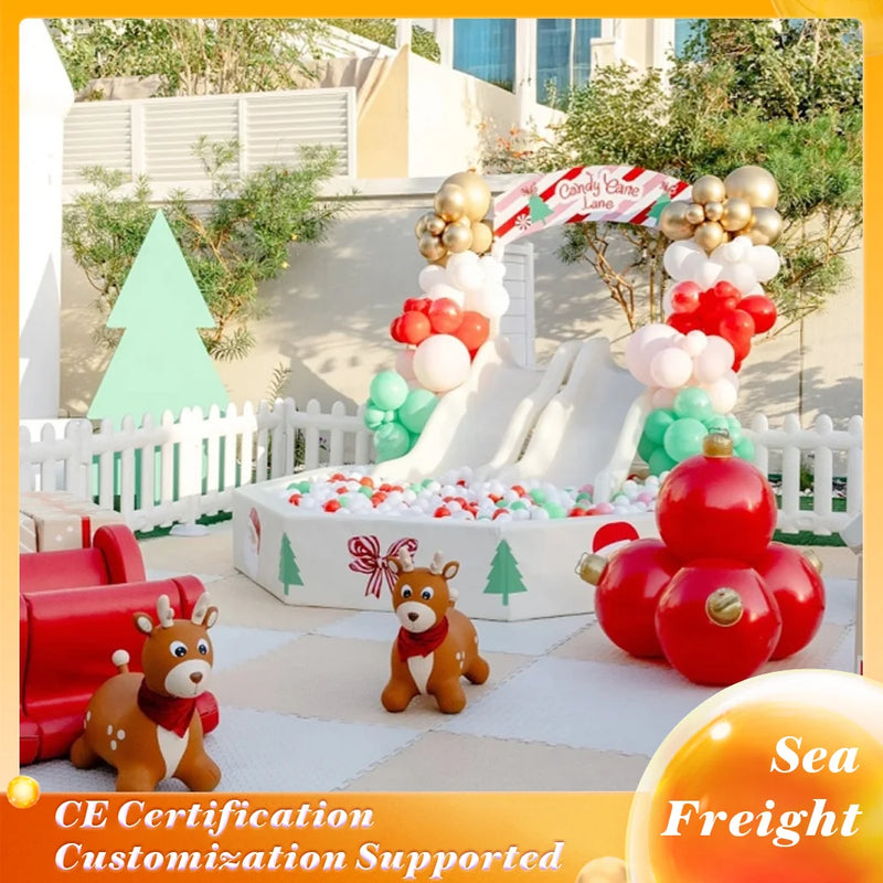 Luxury Avender Softplay Indoor Baby Vinyl Foam Climb and Slide Playground Portable Kid Soft Play and Castle for Toddlers