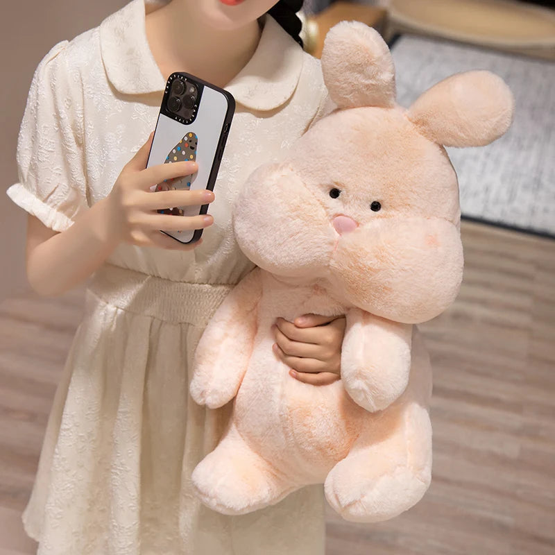 Cartoon Cute Series Pink Rabbit Duck Bear Plush Toys Bear Soft Dolls  Animal Stuffed Plush Birthday Gifts For Girls