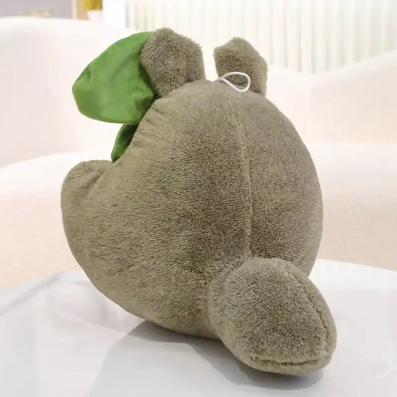 Hot Cartoon Totoro Hold Lotus Leaf Plush Toy Kawaii Japanese Style Figure Doll Stuffed Chinchilla Plushies Birthday Gifts Girl