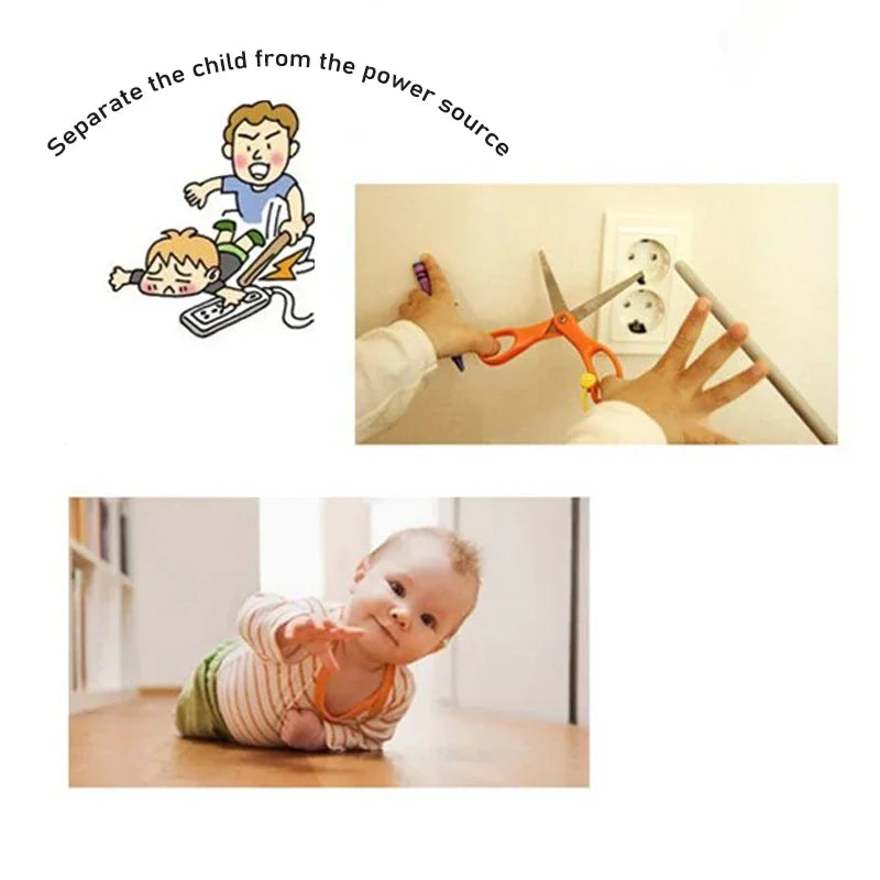 EU Power Socket Electrical Outlet Baby Kids Child Safety Guard Protection Anti Electric Shock Plugs Protector Rotate Cover