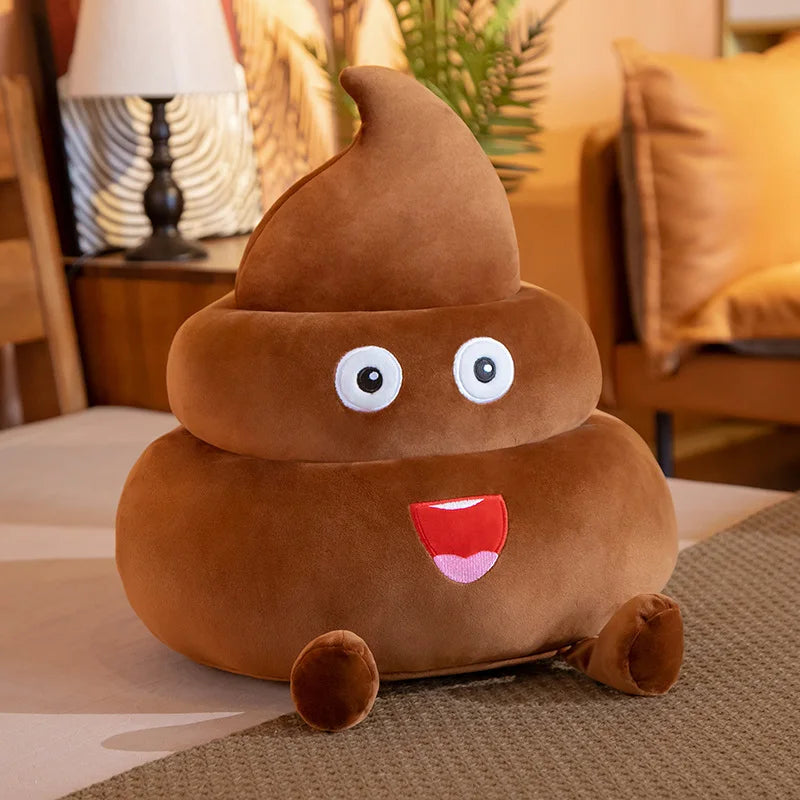 New 25cm/35/45CM Funny Poop Plushie Toys Simulation faeces Pillow Stuffed Soft Creative Sofa Cushion Interesting Birthday Gifts