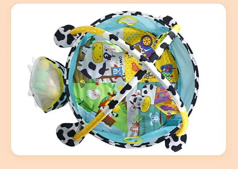 Baby Activity Fitness Frame Baby Crawling Mat Game Mat Multifunctional Early Education Fence Kids Activity Mat Gym Toys Gift