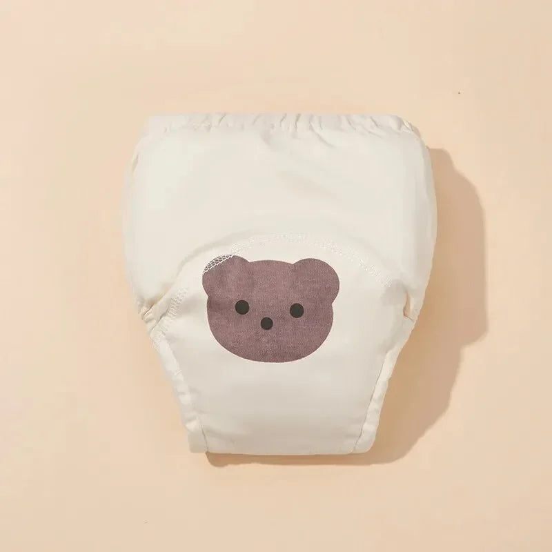 6 Layer Reusable Waterproof Cotton Baby Training Pants Infant Shorts Underwear Cloth Baby Diaper Nappies Panties Nappy Changing