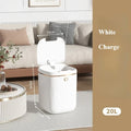 20L Smart Trash Can with Lid Waterproof Large-capacity Trash Bin Rechargable Automatic Garbage Can Fo Kitchen Bedroo Wastebasket