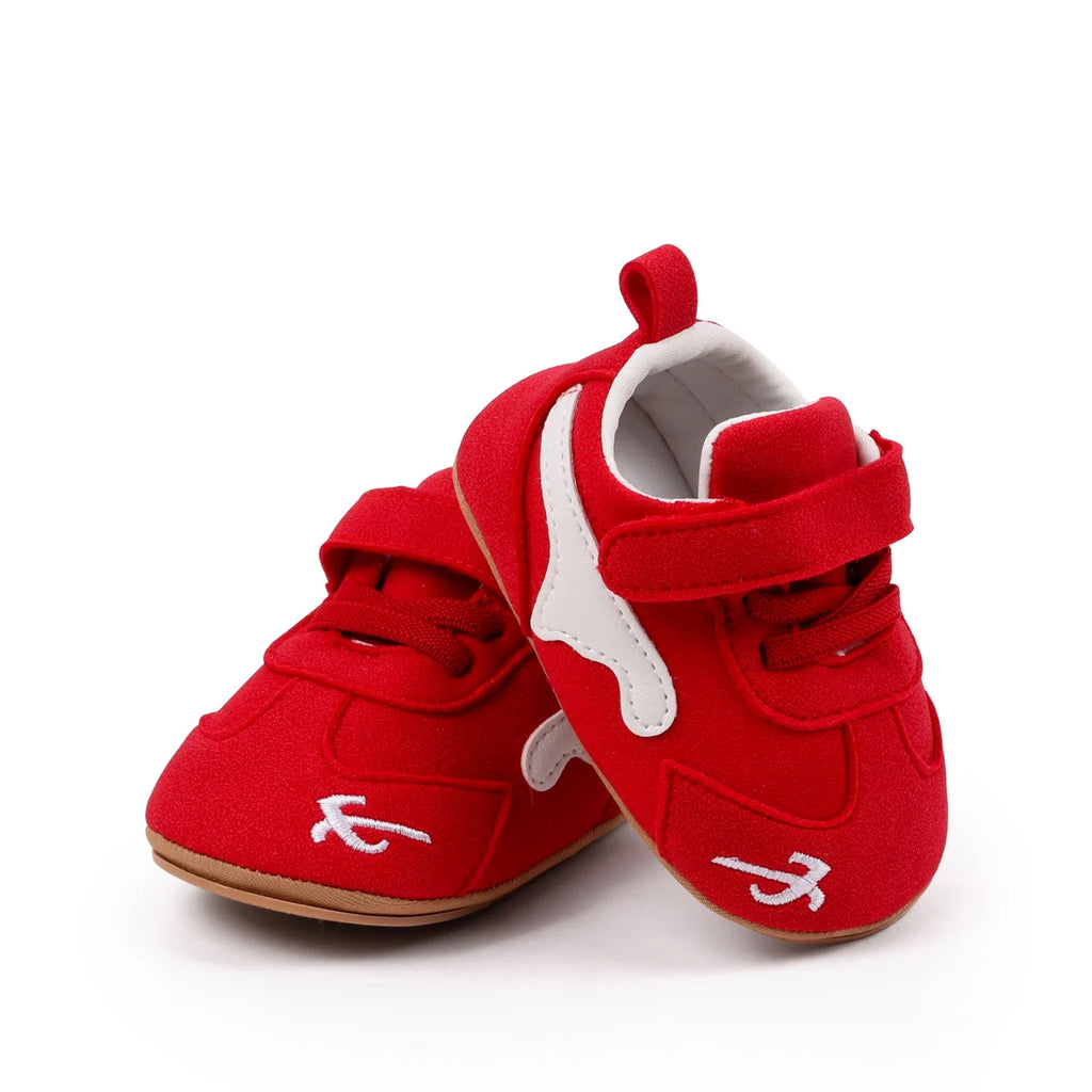 Hot Selling Baby Unisex First Walking Toddler Shoes For 0-18 Months Fashion Design Three Colors High Quality Baby Sneaker
