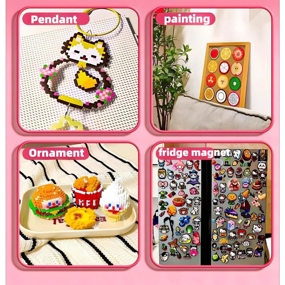 24/48/72colors 2.6mm Hama Beads Puzzle Perlen Iron Beads Diy Perler Fuse Bead Intelligence Educational Toys Thermal Mosaic Beads