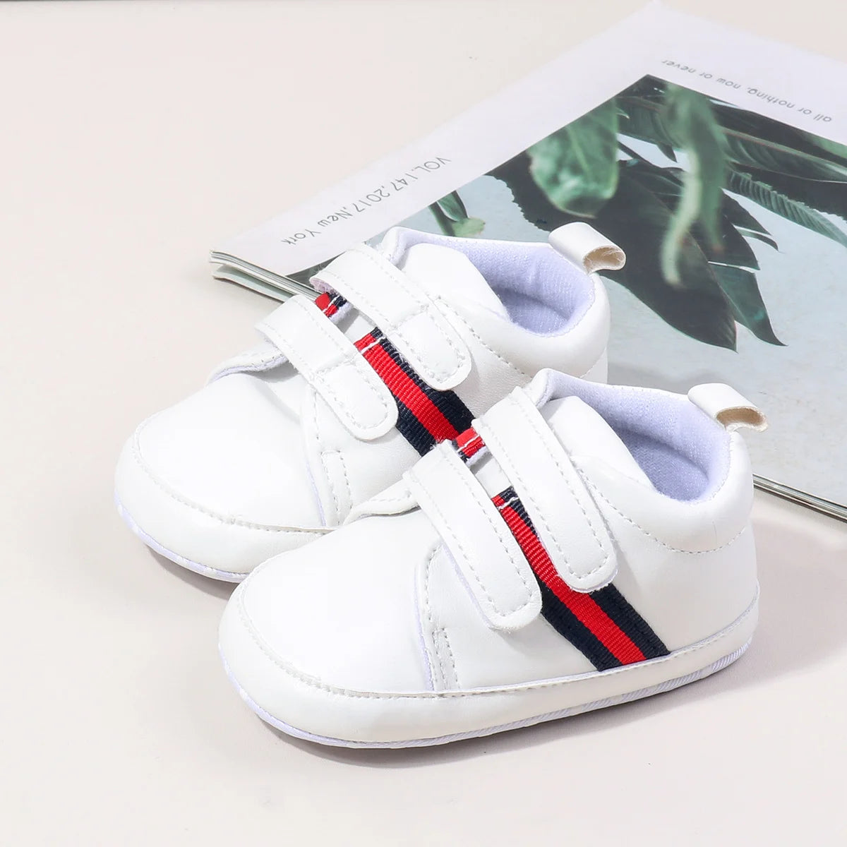 2025 Spring and Autumn Baby Boys Girls First Walking Indoor Outdoor Toddler Shoes Casual Sports Design PU Leather For 0-18M